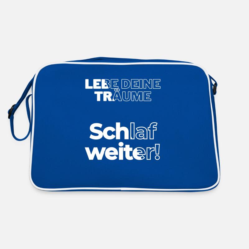 Schlaf Weiter Retro Tasche