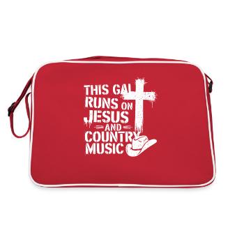 Your Faith and Music Style - Retro Bag - red/white - Back