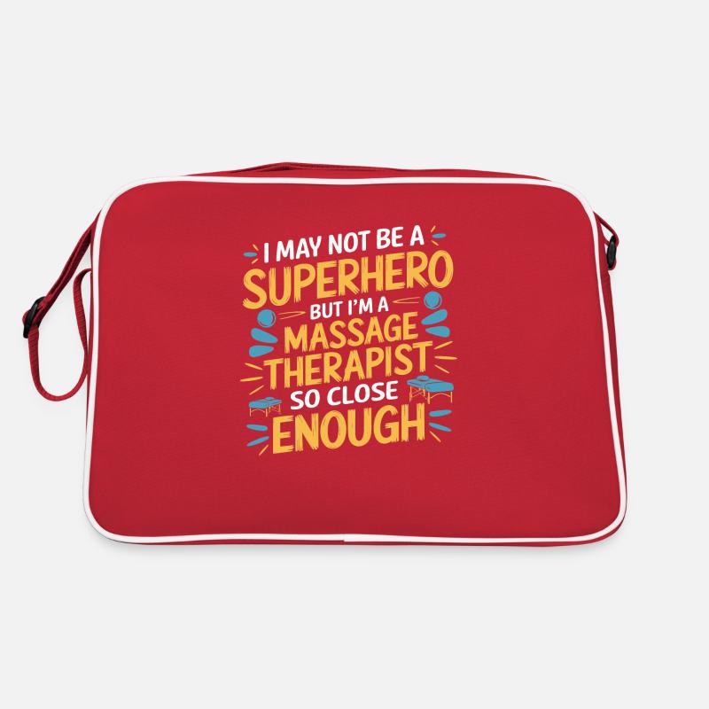 Humorous design for massage therapists Retro Bag