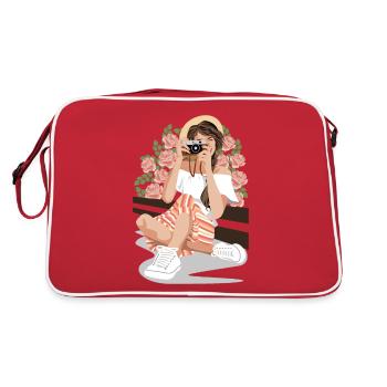 Sira - Retro Bag - red/white - Back