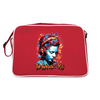 Revival and return to the 90s - Retro Bag - red/white - Back
