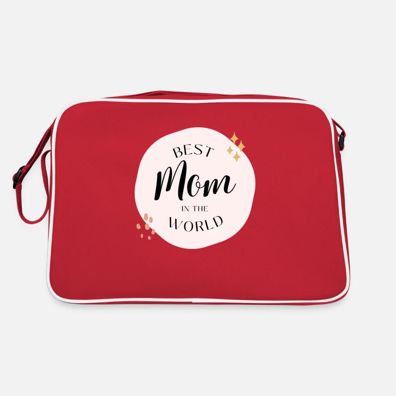 Best mom in the world Retro Tasche