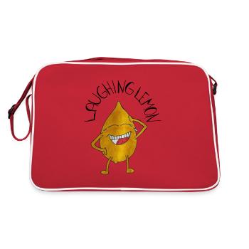 LaughingLemon - Retro Bag - red/white - Back