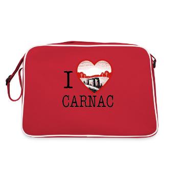i love carnac by i love bretagne - Sac Retro - rouge/blanc - Dos