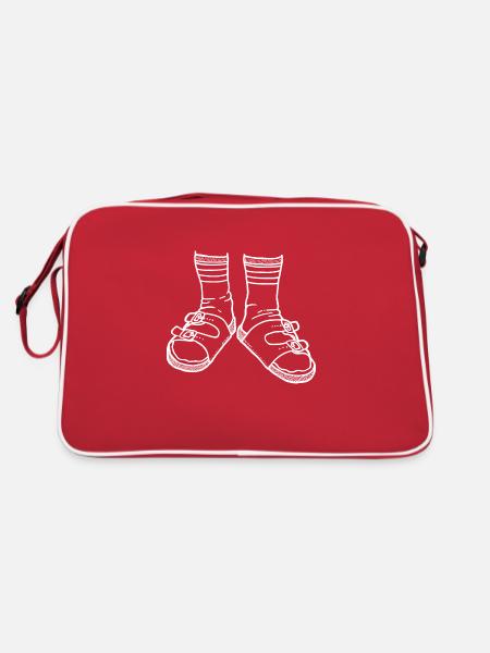 Fier Alman - Sac Retro - rouge/blanc - Dos