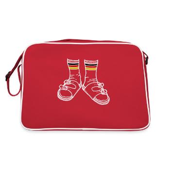 Fier Alman - Sac Retro - rouge/blanc - Dos