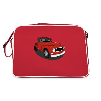 Duo Rouge - Sac Retro - rouge/blanc - Dos