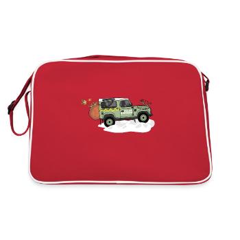 Defender 90 - Édition Père Noël - Sac Retro - rouge/blanc - Dos