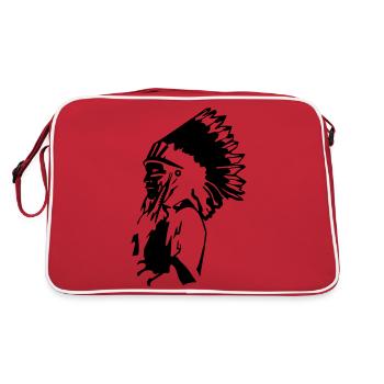 Indian Chief - Retro Bag - red/white - Back