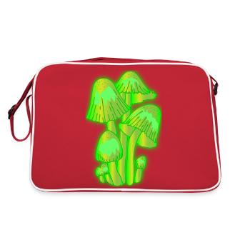 Fluorescent mushrooms by the Manzanita’s - Sac Retro - rouge/blanc - Dos