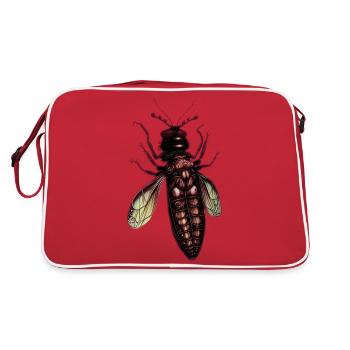Insecte - Sac Retro - rouge/blanc - Dos