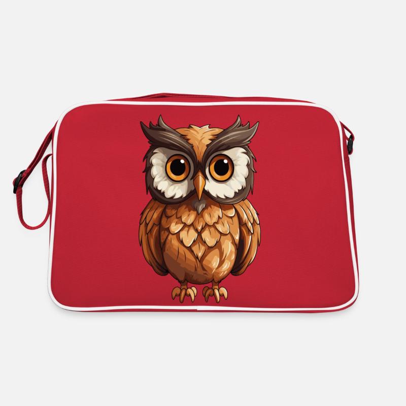 Eule Retro Tasche