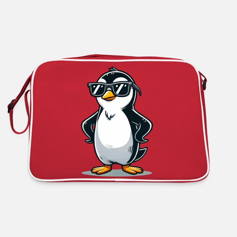 pinguin comic Retro Tasche