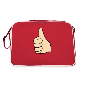 Pouces en l’air - Sac Retro - rouge/blanc - Dos