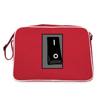 Interrupteur - Sac Retro - rouge/blanc - Dos