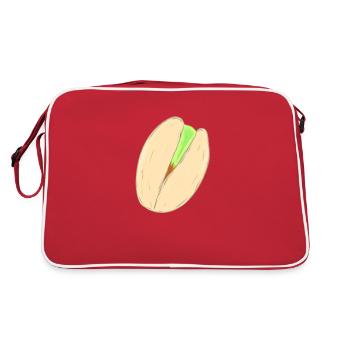 Pistazie - Sac Retro - rouge/blanc - Dos