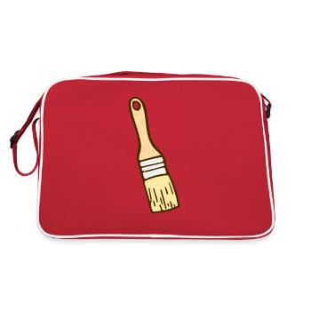 brush - Retro Bag - red/white - Back