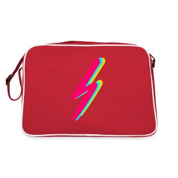 foudre - Sac Retro - rouge/blanc - Dos