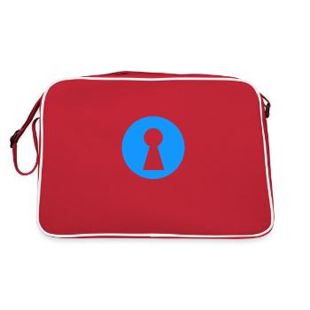 Trou de serrure - Sac Retro - rouge/blanc - Dos
