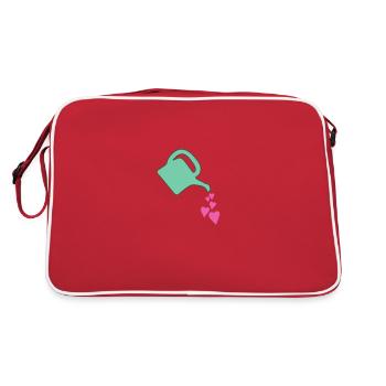 Watering can - Retro Bag - red/white - Back