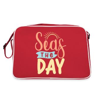 Mers Le Jour - Sac Retro - rouge/blanc - Dos
