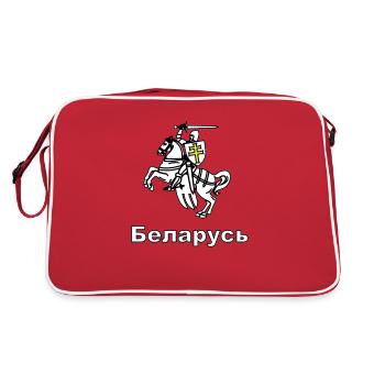 Pahonia Belarus - Retro Bag - red/white - Back
