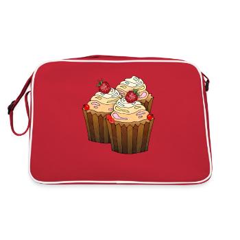 Cakes - Retro Bag - red/white - Back