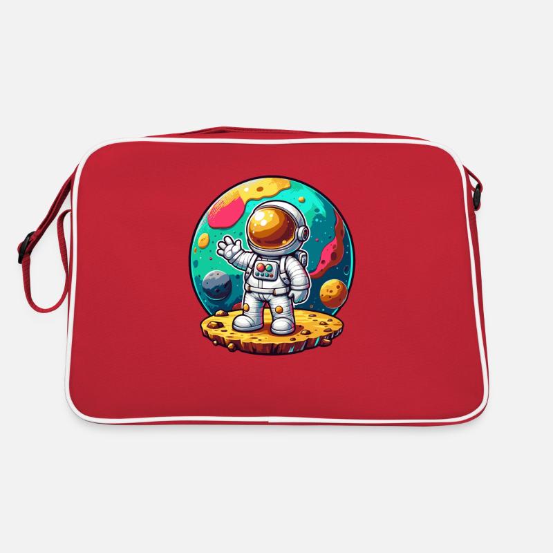 Kleiner Astronaut Retro Tasche