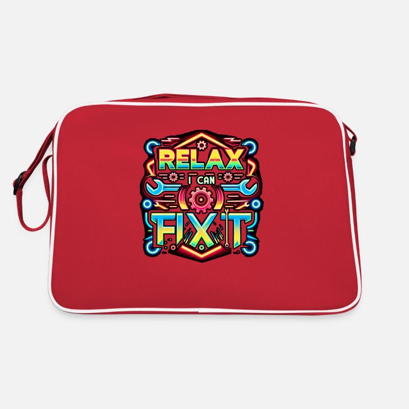 Relax I Can Fix It 32 Retro Tasche