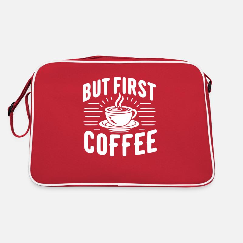 But First Coffee Retro Bag