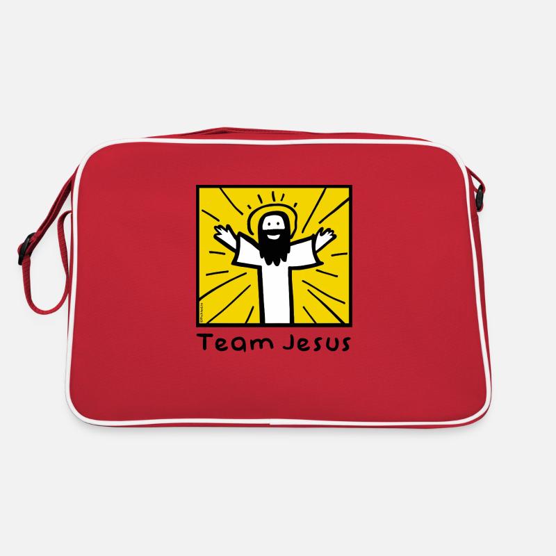 Team Jesus Doodle Retro Bag
