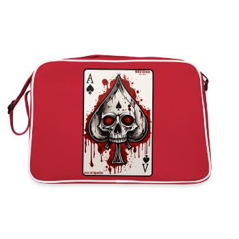 Spades - Retro Bag - red/white - Back