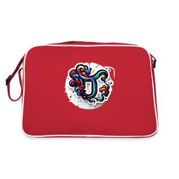 Couleur du zodiaque : Taureau - Sac Retro - rouge/blanc - Dos