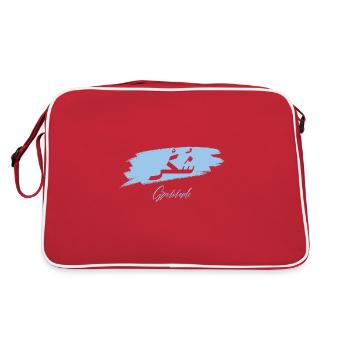 Shukr - Gratitude - Sac Retro - rouge/blanc - Dos
