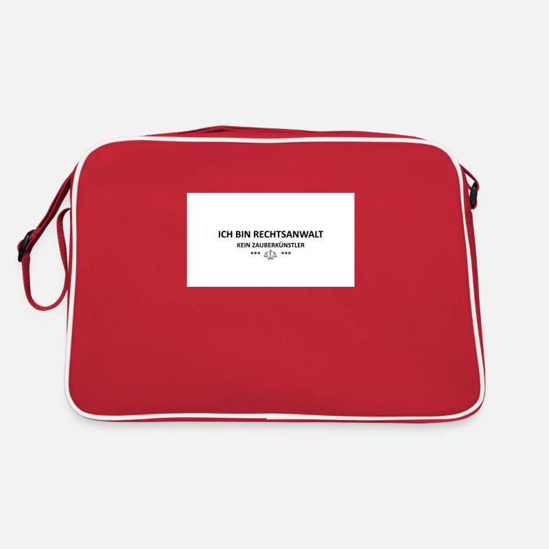 ICH BIN RECHTSANWALT Retro Tasche