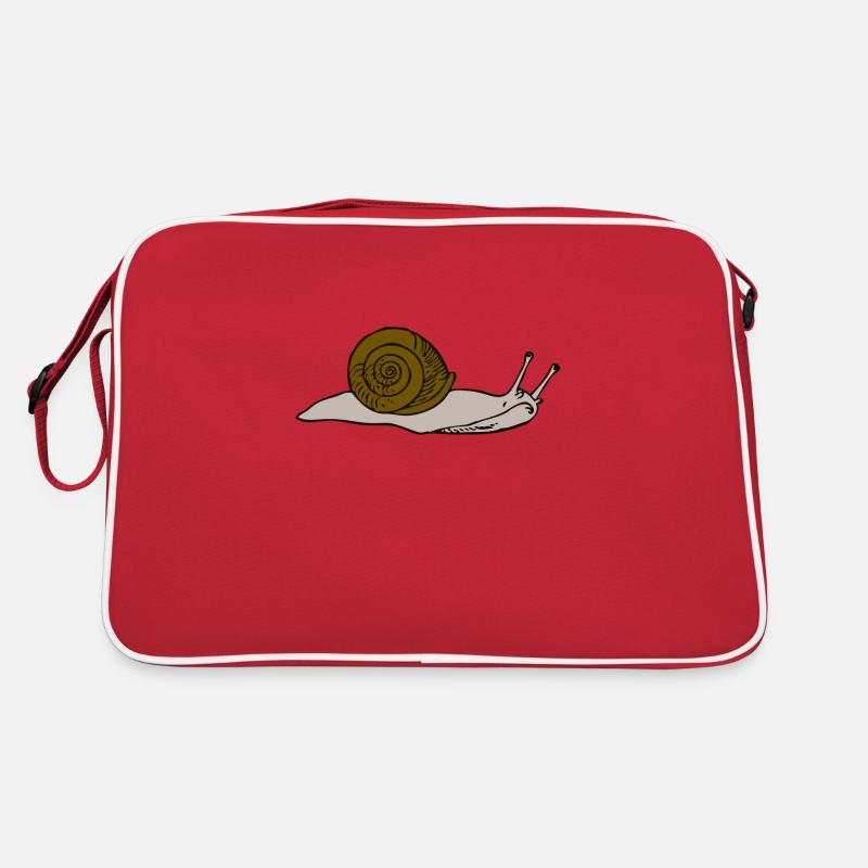 Brown snail Retro Tasche