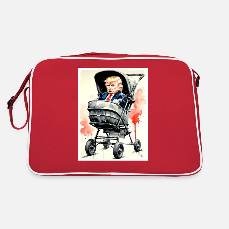 Le plus gros bébé du monde - Sac Retro - rouge/blanc