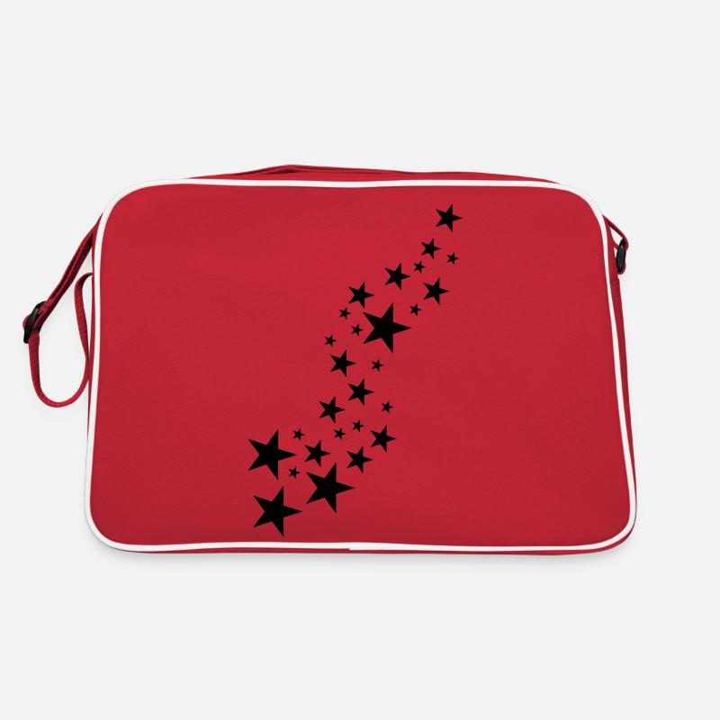 sterne Retro Tasche