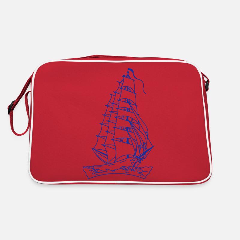 Sailor Tattoo - Retro Tasche - Rot/Weiß