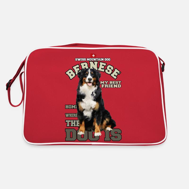 Berner Sennenhund - Schweizer Sennenhund Retro Tasche