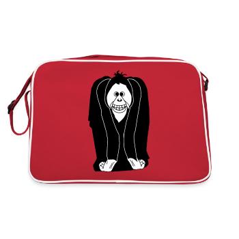 Mr. Orange, white - Retro Bag - red/white - Back