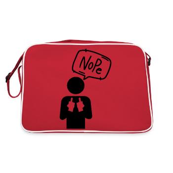 Non - Sac Retro - rouge/blanc - Dos