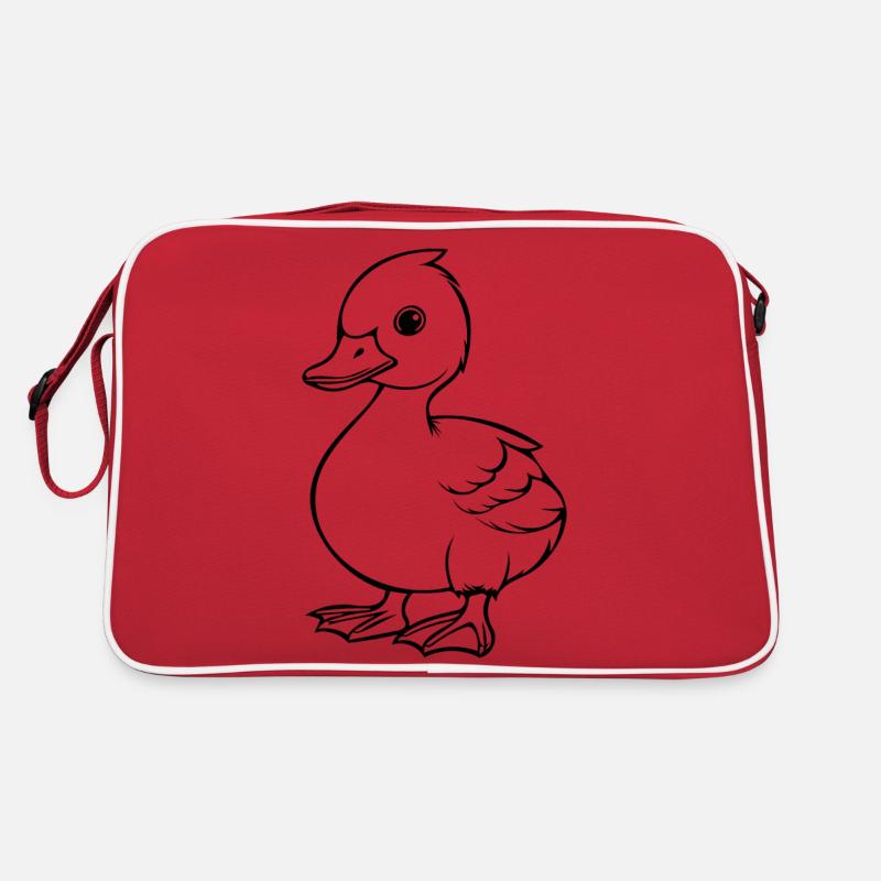 Duck Birds Ducks Retro Bag