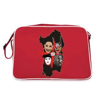 4 Moors Sardinia four Sardinian masks - Retro Bag - red/white - Back