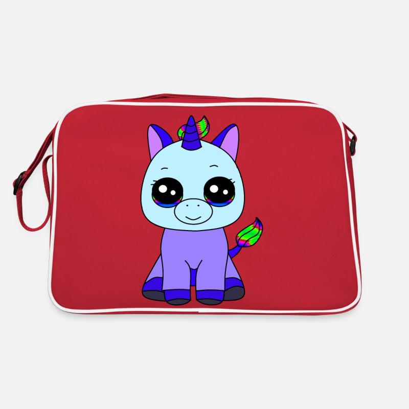 Kleines Einhorn Retro Tasche