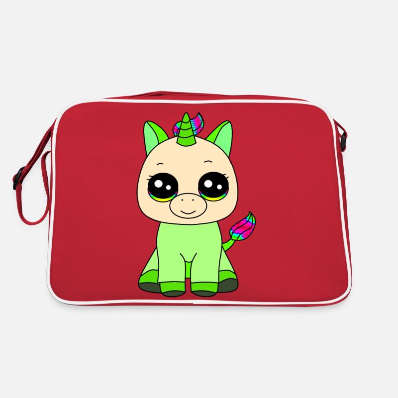 Kleines Einhorn Retro Tasche