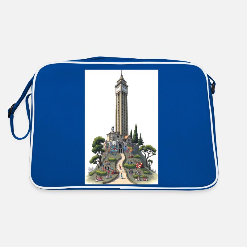 San Francisco Coit Tower Retro Tasche