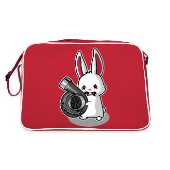 Piston malt - Retro Bag - red/white - Back