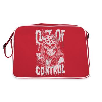 Out of control - Retro Bag - red/white - Back