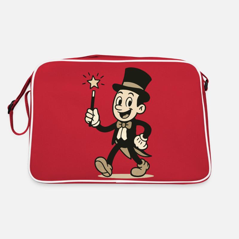 zauberer comic Retro Tasche